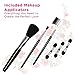 Vokai Makeup Kit Set - 32 Eye Shadows 6 Lip Glosses 2 Lip Gloss Wands 2 Lipsticks 1 Face Powder Duo 1 Blush Powder Duo 1 Mascara - Case with Carrying Handle