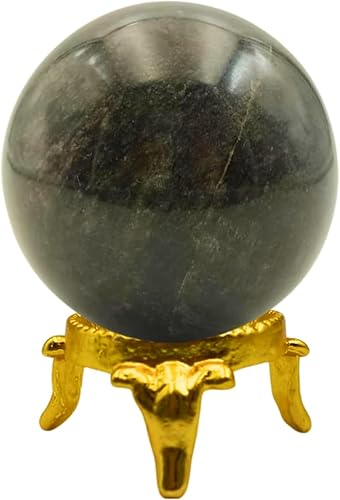 Miniatura 8 de Cuarzo rosa natural de 1.57 a 1.77 pulgadas (1.575-1.772 in), esfera esférica A+ tallada a mano, cristal tallado a mano, curación, enfoque