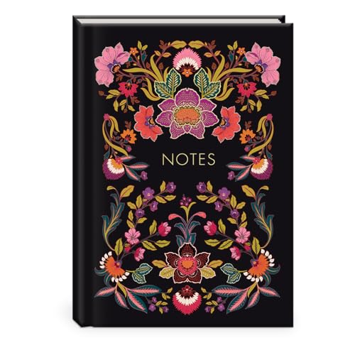 Diario de tapa dura negra para notas de arte y reflexiones renacentistas