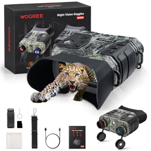 Image of 4K Night Vision Goggles, 36MP Photo, 1300FT Range, Gift for Men