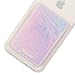 Phone Card Holder Sleeves uCOLOR Iridescent Pink PU Leather Wallet Pocket Credit Card ID Case Holder Pouch 3M Adhesive Sticker on Compatibe with iPhone Samsung Galaxy Android Smartphones