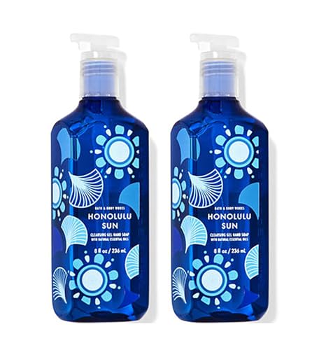 Bath and Body Works Cleansing Gel Hand Soap 8 Ounce 2-Pack (Honolulu Sun)