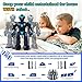 FUUY Large Smart Robot Toy for Boy and Girls 17inch Interactive Robots Kids Toys with Voice Control & Gesture Sensing Programmable Music LED Dance Moonwalk Birthday Gift Present Kid 3 4 5 6 7 8-12