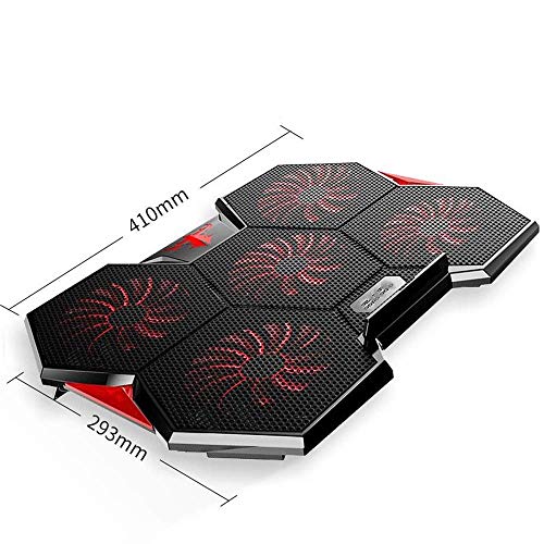 Soporte para notebook con 5 ventiladores silenciosos miniatura 2