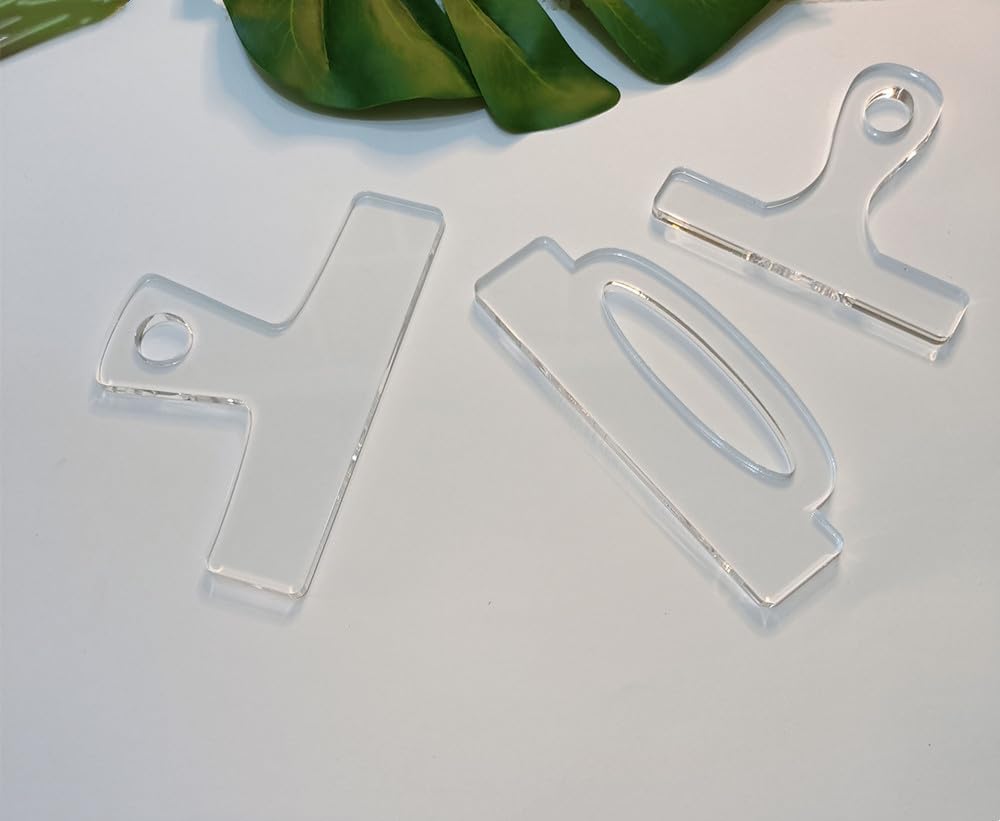 6x5 Mini Paddle Handle Acrylic Router Template (3pcs)
