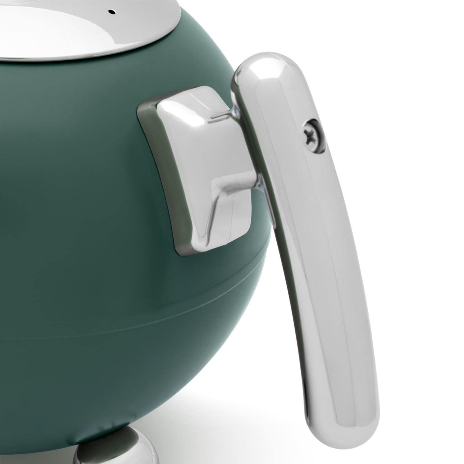 Bredemeijer große doppelwandige Teekanne 1.2 Liter - grüne Edelstahl Kanne & Tee-Filter-Sieb-Aufsatz - ideal für losen Tee