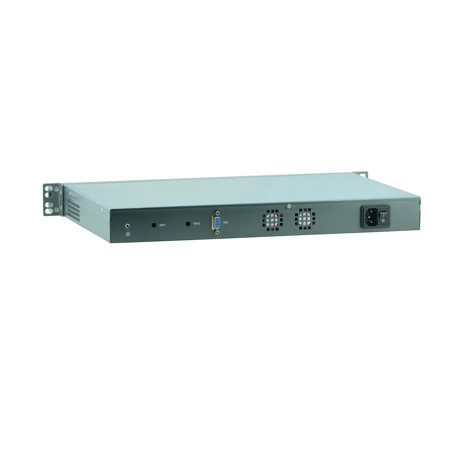 1U Rackmount Firewall Hardware Celeron J4125, PFSense, Mikrotik, OPNsense, VPN, Network Security Appliance, Router PC, RZ08, 6 x 2.5GbE LAN, Console, 8G RAM, 64G SSD