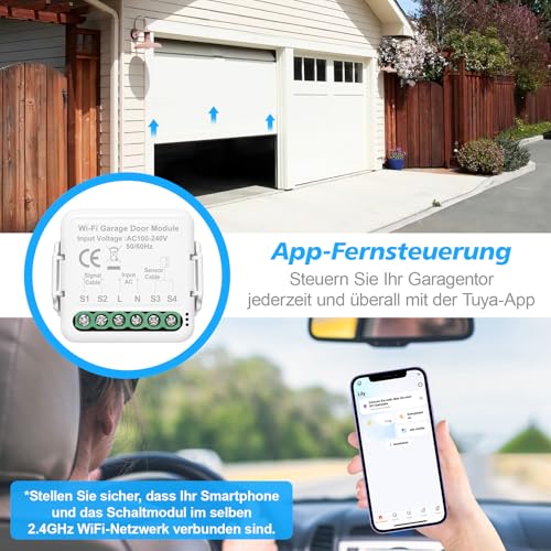 Ouvre-porte de garage connecté pour ne plus jamais chercher vos clés