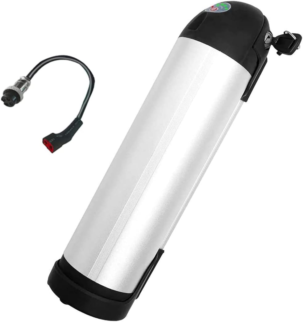 TGHY Batería Bicicleta eléctrica Ebike Batería Li-Ion Bateria Bicicleta Electrica E-Bike batería Iones Litio 24V 8Ah 10Ah 12Ah 15Ah con Cargador para Motor de Bicicleta 250-500W