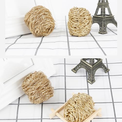 Image of Solder Tip Cleaner Kit - 6pcs Brass Cleaning Sponge - Smokeless, Odourless & Non-Toxic - Soldering Iron Tip Cleaner