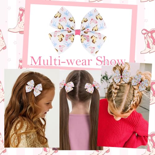 Pinzas para cabello Ahoney Western Cowgirl 3.5 pulgadas miniatura 2