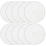 TYSM-CC Kit Completo con 10 Pannelli Trasparenti, Stencil e Tavole per Perline da Stirare - Ideale per Puzzle, Attività Creative e Giochi Didattici Educativi per Bambini e Adulti, Stimola la Creativi