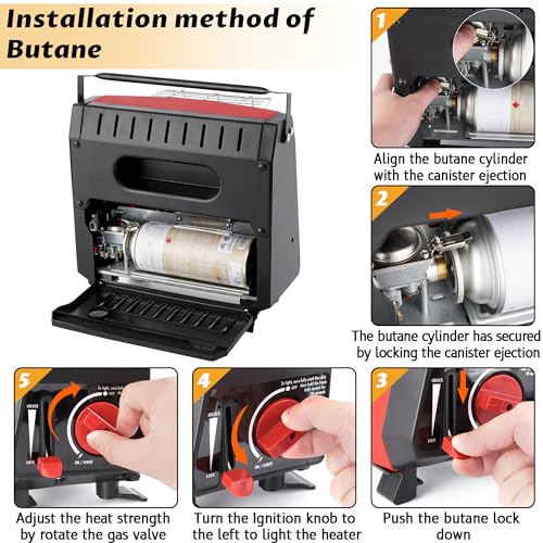 9000 BTU Portable Outdoor Heater