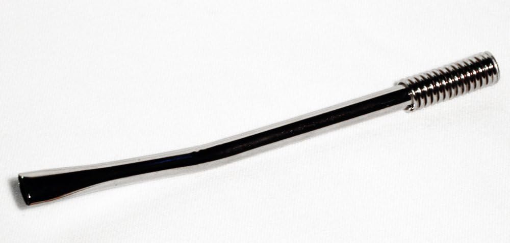 Yerba Mate Bombilla Metal Straw Tea Silver Gourd Drinking Filtered Argentina M04
