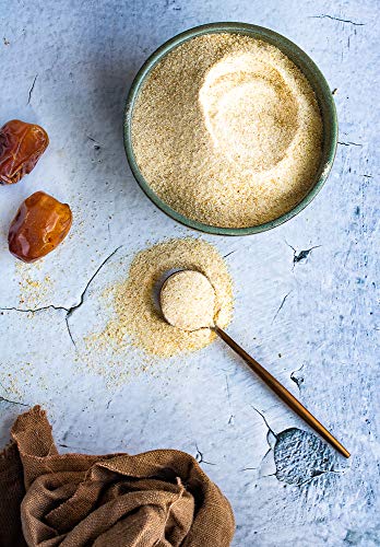 DATTELMANN® - Bio Dattelzucker 1KG - Natürliche Süße - aus fein gemahlenen Deglet Nour Datteln - zum Backen & Verfeinern - Zuckeralternative Premium