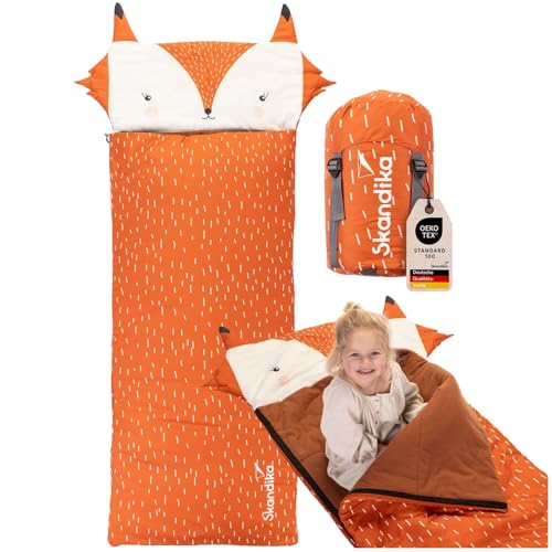 Skandika Kinderschlafsack Soti | Camping Schlafsack für Kinder...
