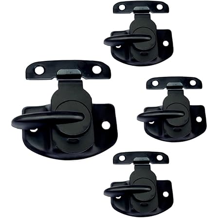 Cam-action Window Locks 10 Pack Window Sash Locks - Flat Black Cam