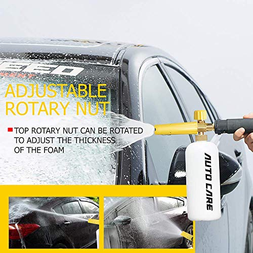 AutoCare Adjustable Foam Cannon Adapter for Karcher Snow Foam Lance Gun Soap Dispenser Karcher Pressure Washer Accessories