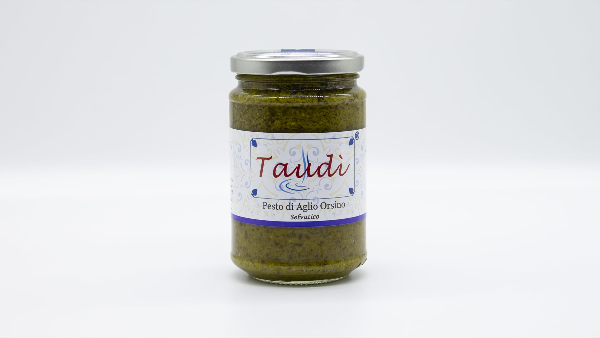Pesto di Aglio Orsino Selvatico - Autentica prelibatezza siciliana 100% Naturale - Taudì Conserve in Vetro 280g