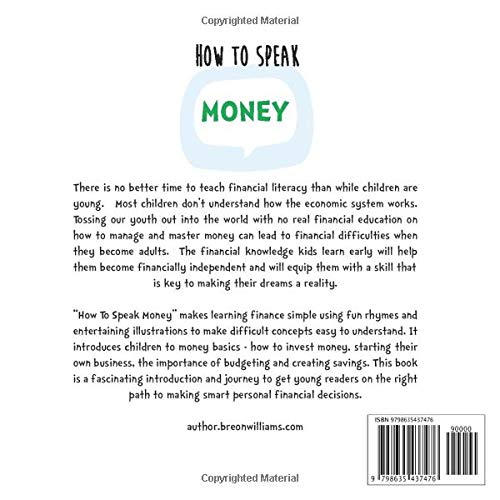 How To Speak Money: A Fun Educational Rhyming Book About Money Basics - How To Invest Money, The Imp