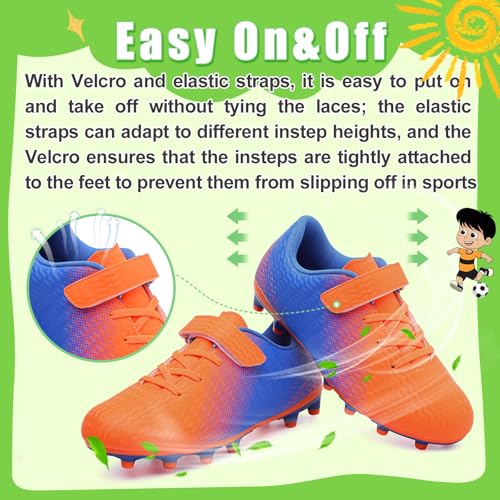 Kids Soccer Cleats Boys Football Cleats Girls Soccer Shoes Outdoor Football Shoes AG3
