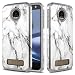 Moto Z Play Case, Moto Z Play Droid Case, TownShop Marble Pattern Design Hard Impact Dual Layer Shockproof Bumper Case for Motorola Moto Z Play/Motorola Moto Z Play Droid