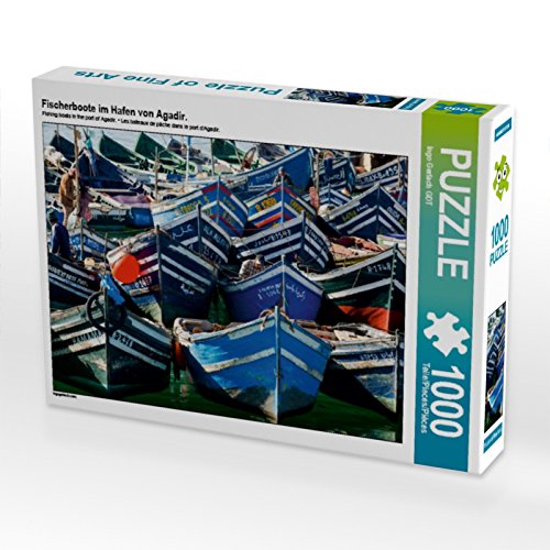 Preisvergleich Produktbild Fischerboote im Hafen von Agadir. 1000 Teile Puzzle quer