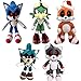 2022 Ultima versione Sonic.exe Set di peluche, Sangue Sonic.exe Animali di peluche Peluche per i fan Favore (Sonic.exe + Verde + Arancio + Lord X + Tails.exe)