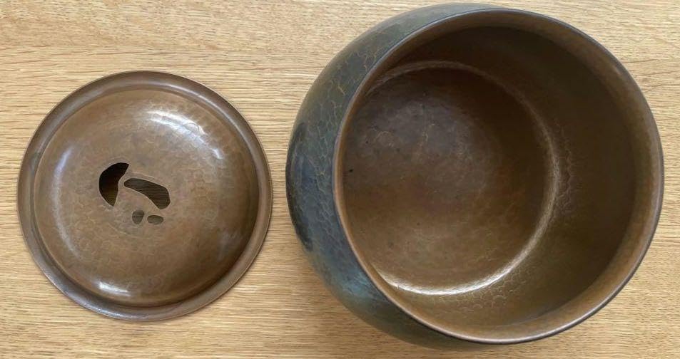 玉川堂鎚起銅器建水 ◇玉川堂◇湯沸・建水・茶托