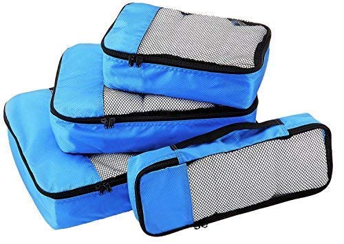 Image of Rl Blue Combo Of 4 Small .Medium , Large And Slim Packing Organizer