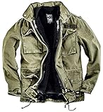 vintage alpha industries m65 field jacket Basics Black Premium by EMP Army Field Jacket Winterjacke Oliv M