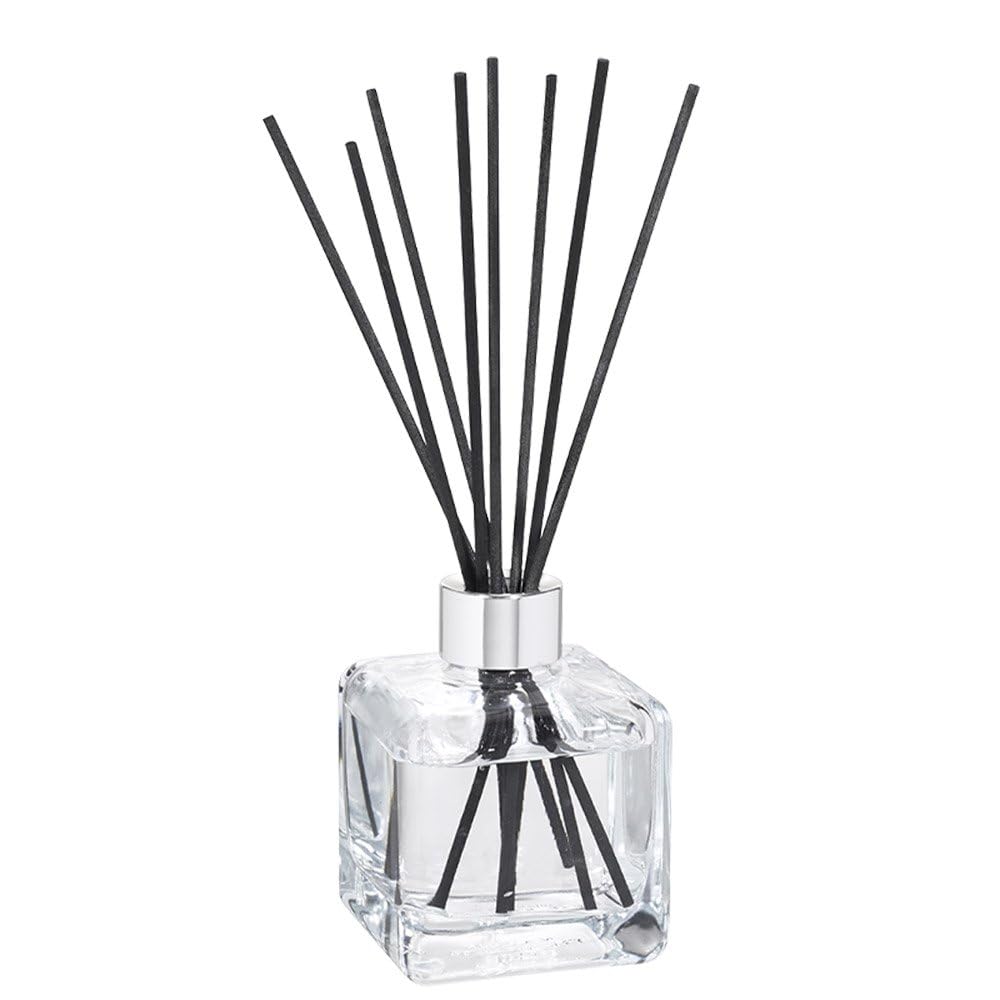 Berger Perfume, difusor de habitación con varillas en un cubo transparente Verbena Peel ZESTE DE VERVEINE TRANSPARENT transparente