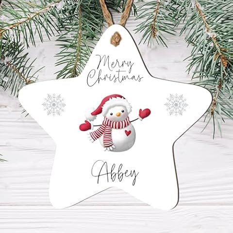 Personalised 'Merry Christmas' Elf Bauble Cover
