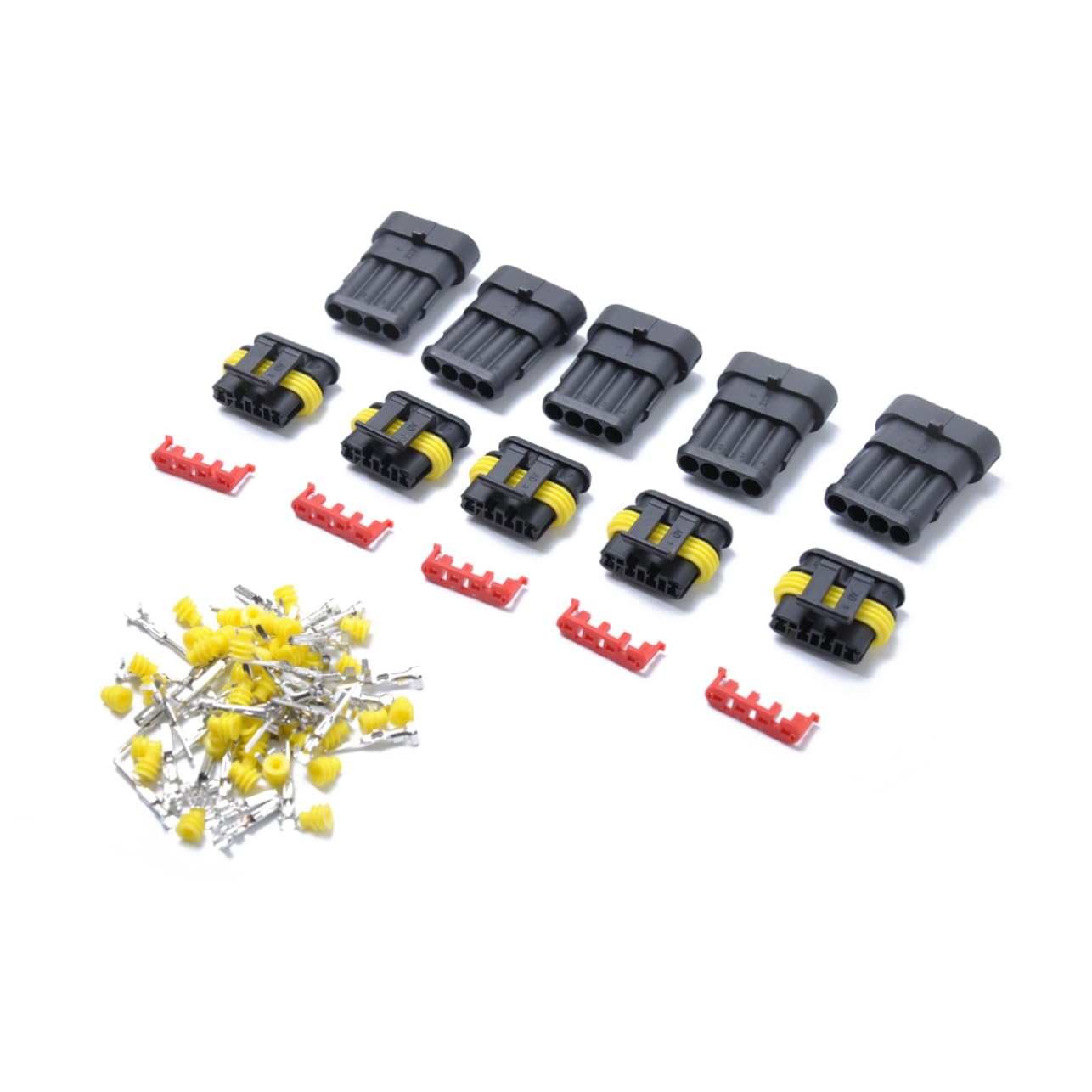 Lot De 100 Connecteurs De Fils à Souder Thermorétractables étanches Et Isolés Pour Automobile Et Bateau (blanc, 26-24 AWG