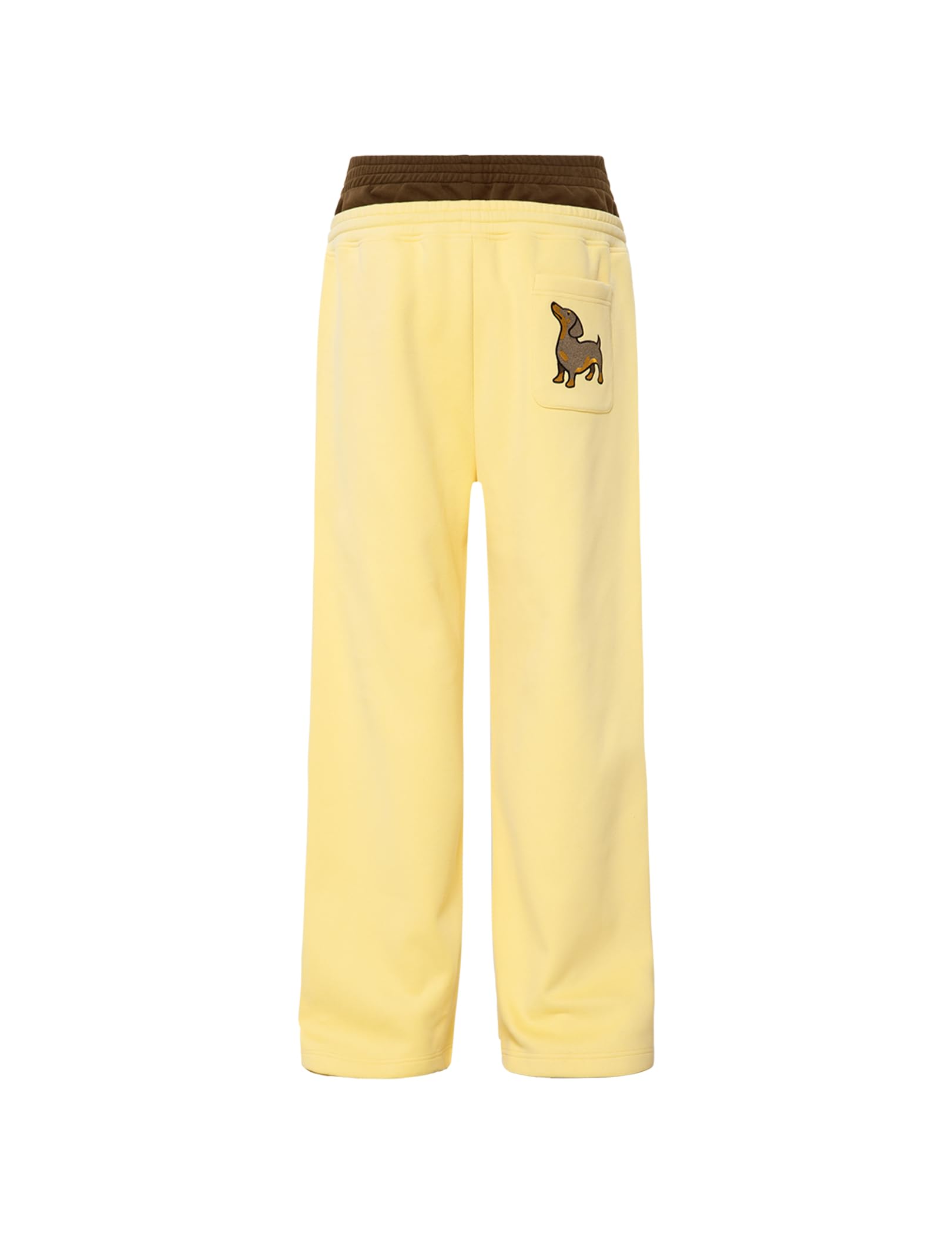 Aelfric Eden Dackel Baggy Jogginghose Herren Damen Double Waist Sweatpants Baumwolle Kordelzug Freizeithose Y2K Streetwear Sporthose mit Taschen