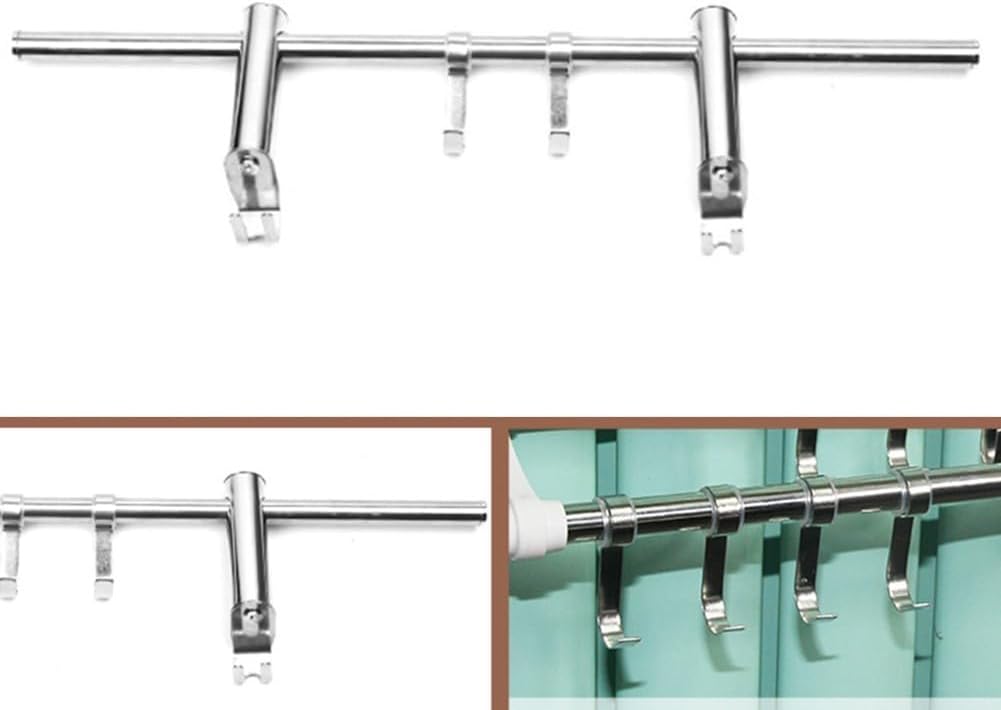 Stainless Steel Radiator Towel Rail, Adjustable Heating Drying Rack for Bathroom, 10kg Capacity Clothes Hanger for Winter Laundry, Silver 40cm(60cm)