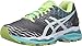 ASICS Women's Gel-Nimbus 18 Running Shoe, Titanium/White/Turquoise, 6 M US