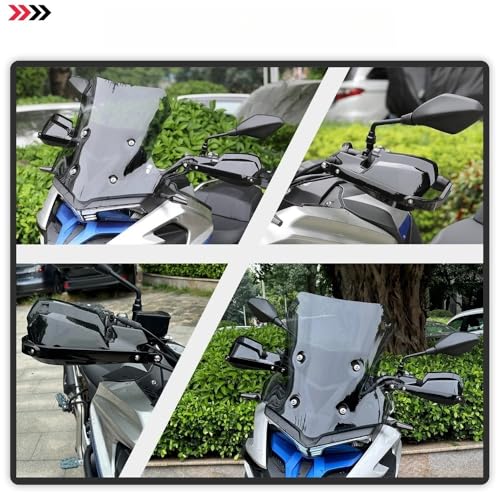 Pare-brise protège-mains moto déviateur de vent pour guidon 500DS 650DS