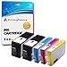 Price comparison product image Printing Pleasure 5 (1 SET + 1 BLACK) Compatible Printer Ink Cartridges for Deskjet 3070A 3520 Officejet 4610 4620 Photosmart 5510 5515 5520 6510 6520 B110a B209a B210a | Replacement for 364XL