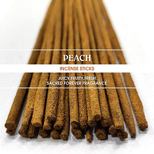 Vedic Vaani Natural Fruits Fragrance Peach Incense Sticks Agarbattis (250 Grams) #TOP4
