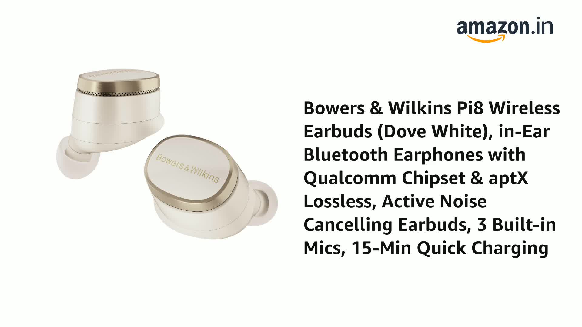 Bowers and Wilkins Pi8 ダブホワイト 値下げNG Bowers & Wilkins Pi8 Dove White [PI8/DW]｜新品通販フジヤ