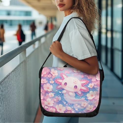 Casual Flap Crossbody Bag for Women Large Messenger Bag Vintage Men Shoulder Satchel Handbag for 15inch Laptop3