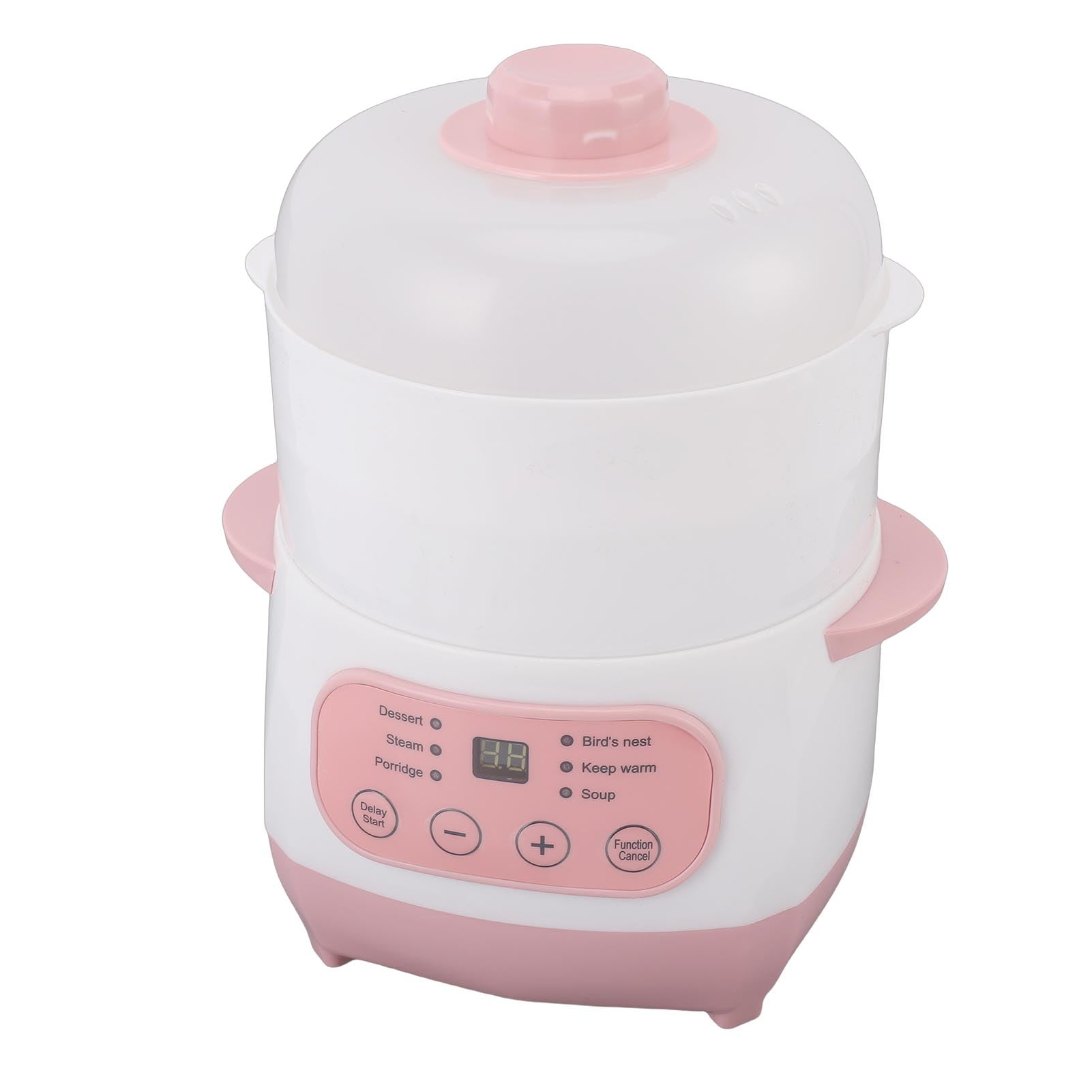 Olla de Sopa Eléctrica con Protección Inteligente contra Quemaduras en Seco, Minicocina Compacta para Preparar Comidas Fácilmente, 200W (Enchufe de la UE 220V)