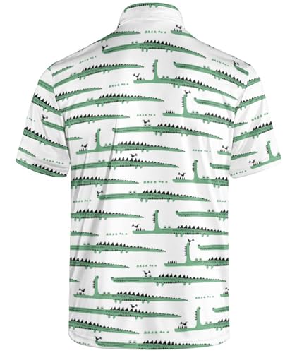 Men's Anhlfyu Funny Print Golf Polo Shirts for Men Performance Short Sleeve Golf Shirts
| Performance Anhlfyu Golf Polo