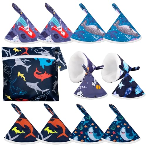 Image of 12 Pcs Peepeeteepe for Baby Boy with Storage Bag, Reusable Peepeeteepe Baby Boy with Hang Loop (6 Patterns)