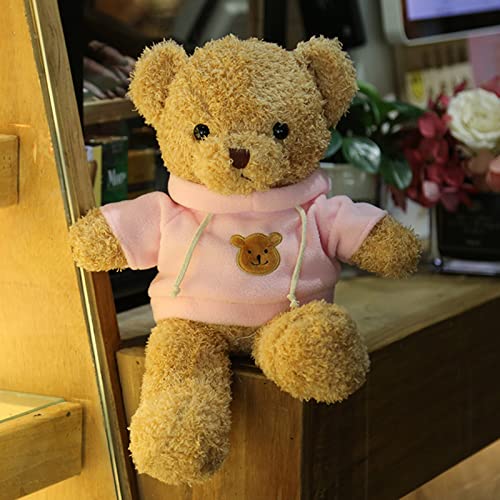 Image of BSVOME 11.8 inches Teddy Bear Stuffed Animals Soft Plush Cute Teddy Bear Doll for Boys Girls (Pink)