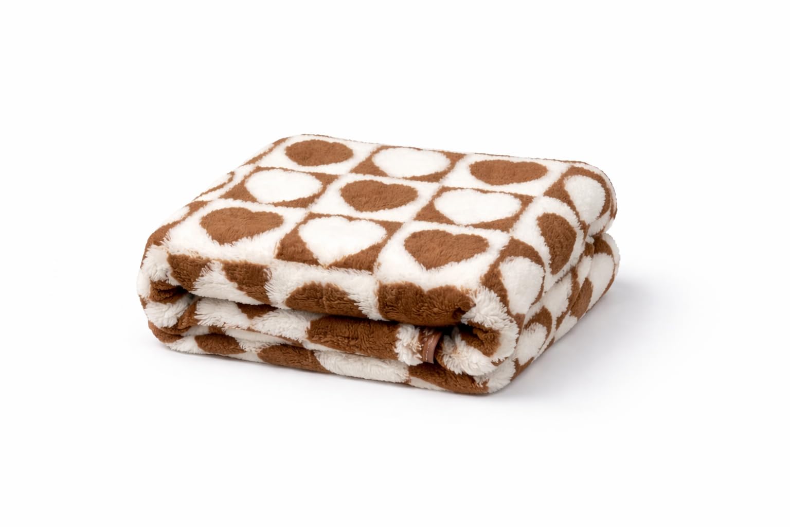 Premium Soft Microfiber Bath Towel, Ultra Absorbent and Quick Dry, Brown and White Heart Design, 140cm x 70cm-image-37