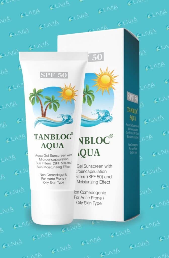 Aqua Sunscreen For Oily Skin By Livia Healthcare, 50 Sun Protection Factor (Spf), 1