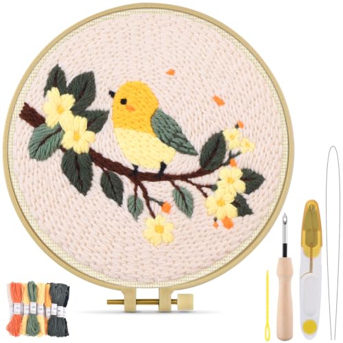 Image of TINDTOP Punch Needle Kits, DIY Punch Embroidery Kits