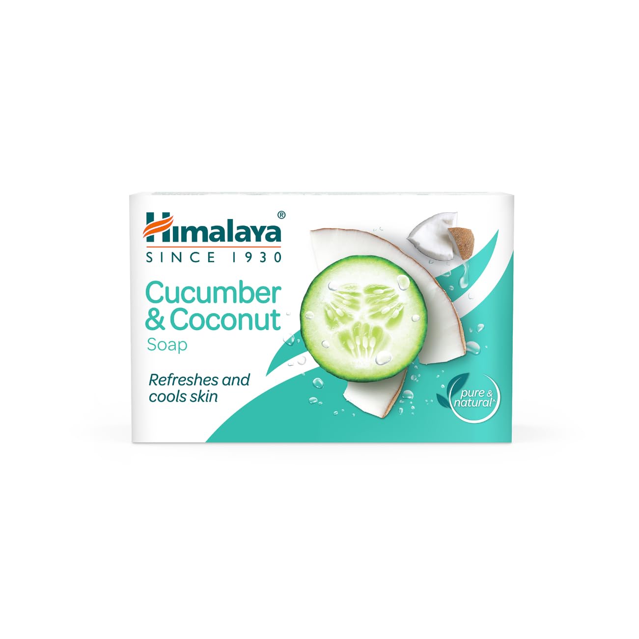 Himalaya SINCE 1930 Himalaya Refreshing Cucumber Soap And Coconut Soap, 125G